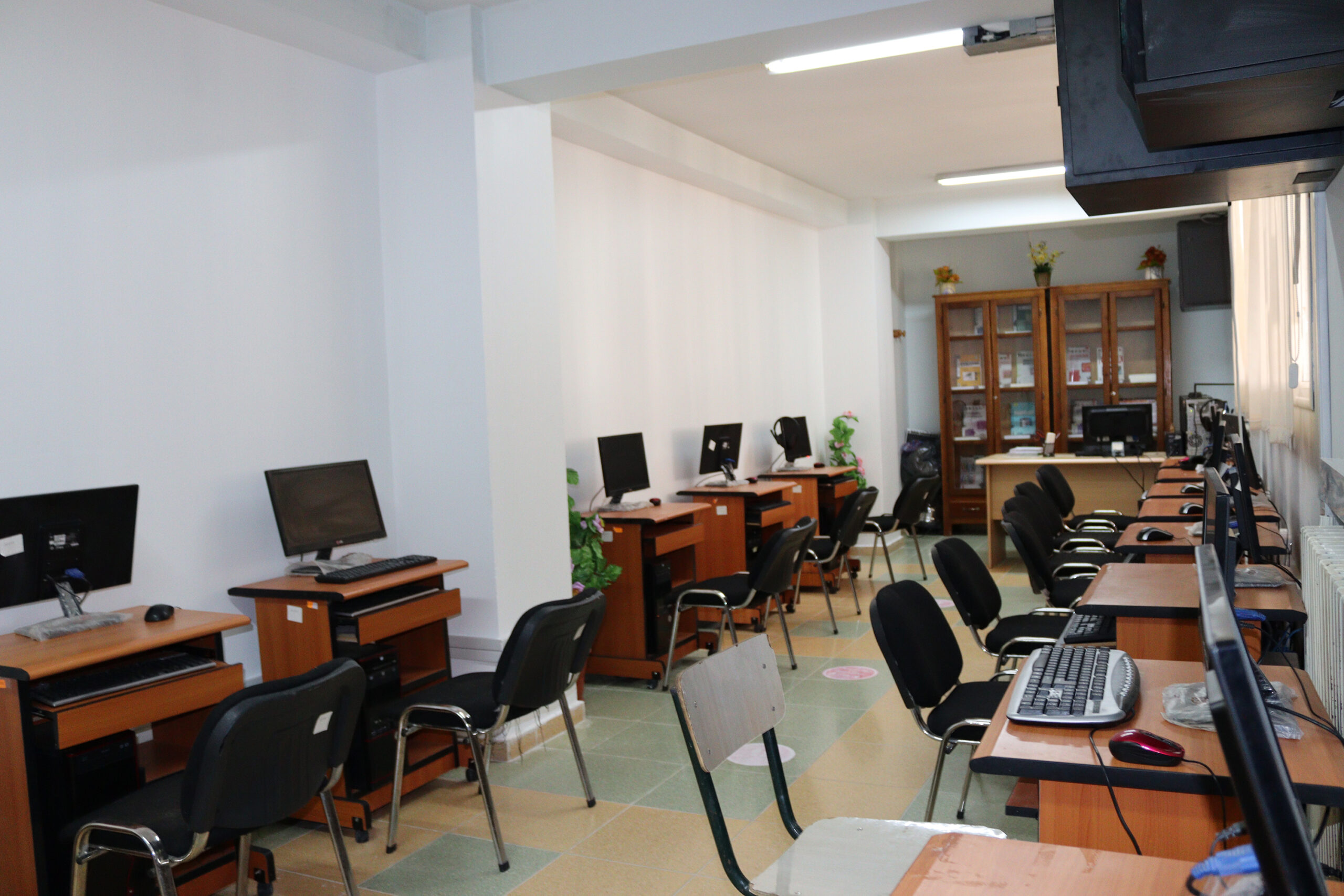 Salle d'Internet